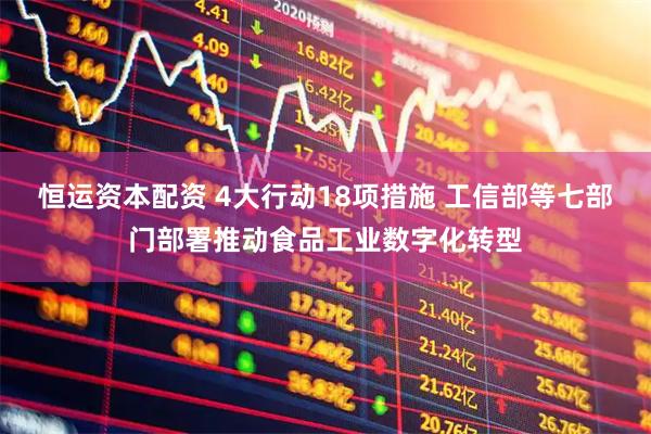 恒运资本配资 4大行动18项措施 工信部等七部门部署推动食品工业数字化转型